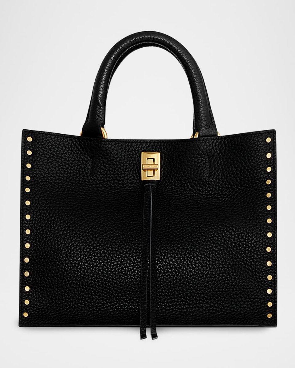 Darren Small Studded Leather Tote Bag